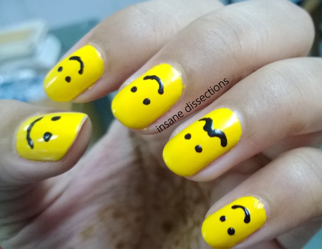 smiley nails