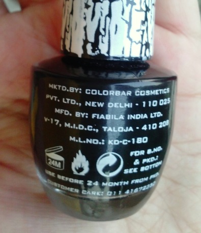 colorbar pro crackle nail polish