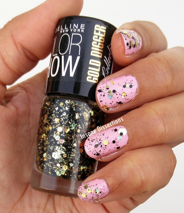 Maybelline colorshow gold digger bling thing swatch