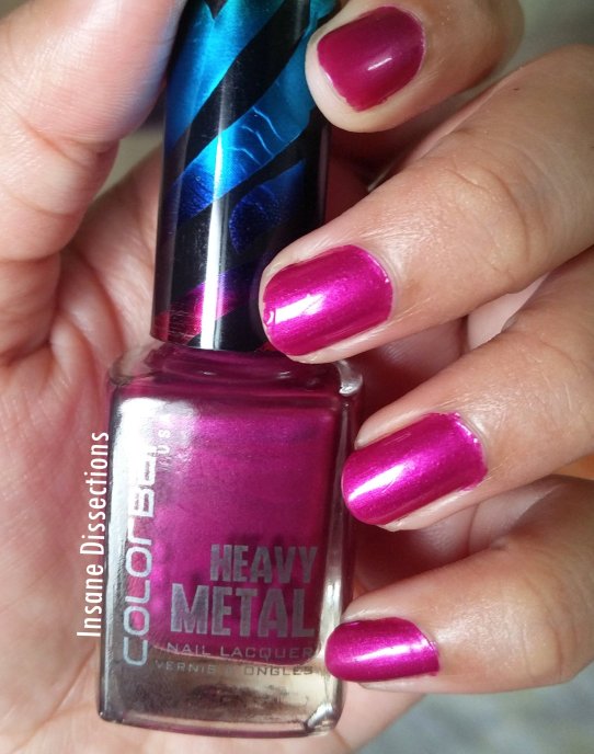 Colorbar heavy metal nail polish review
