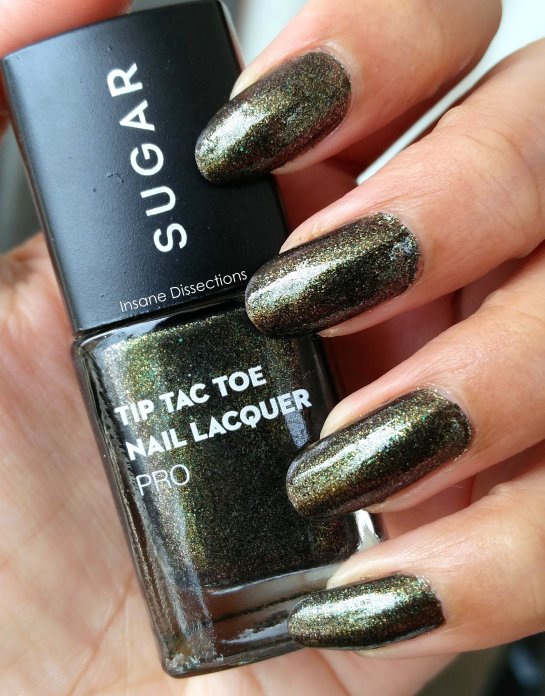 Sugar Tip Tac Toe Nail Lacquer Pro Arabian Nights Collection : Golden Green  75 ~ Review & Swatch | Beauty Scribblings